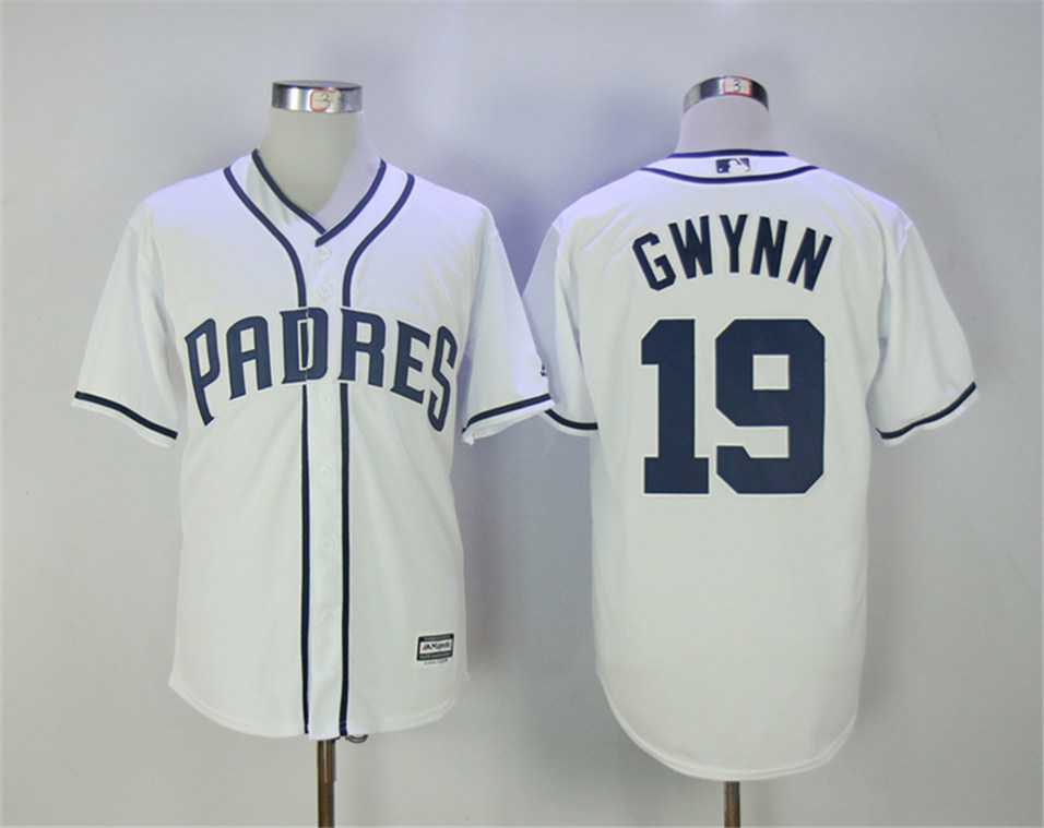 San Diego Padres #19 Tony Gwynn White New Cool Base Stitched Jersey,We sell and wholesale San Diego Padres #19 Tony Gwynn White New Cool Base Stitched Jersey on line form chian!